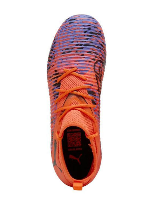 Future 8 Match Creativity Kids Molded Soccer Shoes Orange