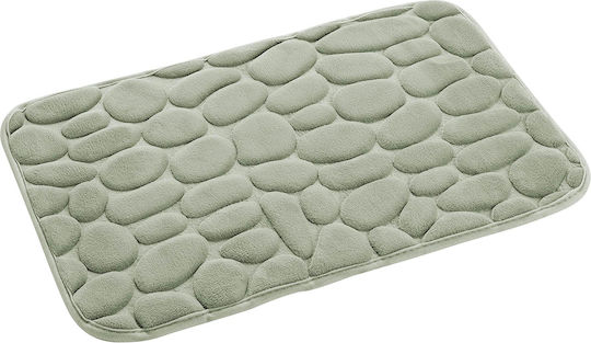 Rutschfestes Set Badematten L-c Ricochet 1802216 Salbeigrün 50x80cm
