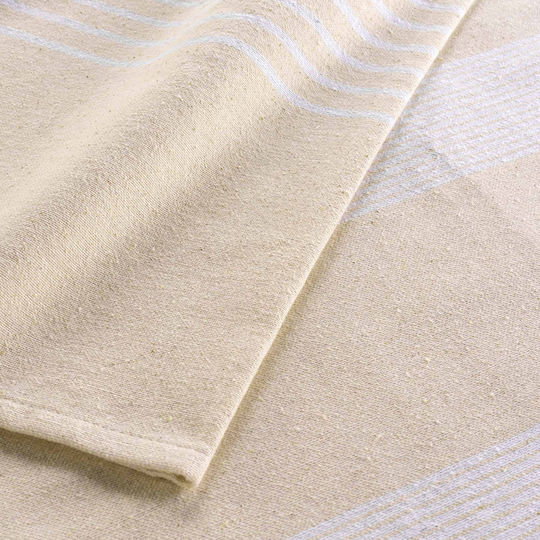 L-c Adele Pique Blanket Super King 220x240cm Natural