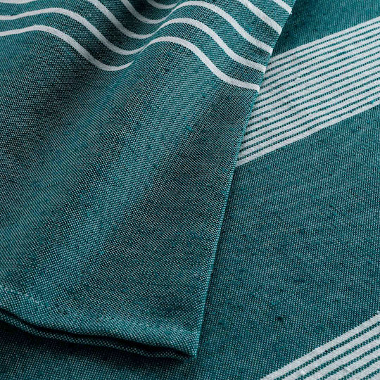L-c Adele Pique Blanket Semi-Double 180x220cm Blue