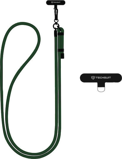 Techsuit Rope Crossbody Strap Rcs1-04 Phones Forest Green