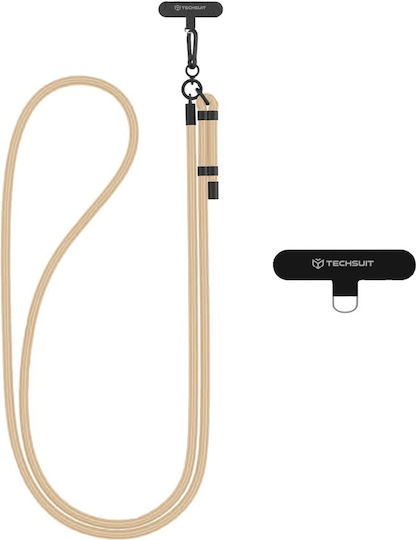 Techsuit Rope Crossbody Strap Rcs1-08 Phones Champagne Mist