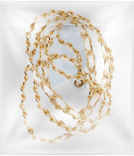 Strap Pendant Λουράκι Λαιμού για Κινητά Λευκό