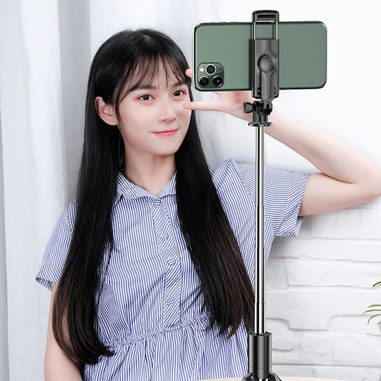 Techsuit Selfie Stick with Bluetooth S03 Black
