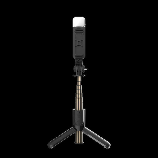 Techsuit Selfie Stick με Bluetooth / Τηλεχειριστήριο Μαύρο