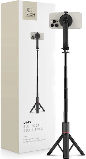 Tech-Protect L04S Selfie Stick With Bluetooth Black