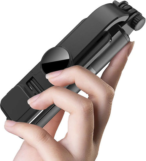 Techsuit Selfie Stick με Bluetooth / Τηλεχειριστήριο Μαύρο