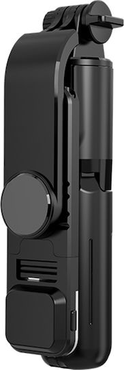 Techsuit Selfie Stick με Bluetooth / Τηλεχειριστήριο Μαύρο