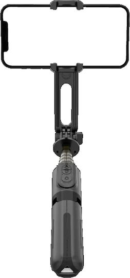 Techsuit Selfie Stick με Bluetooth / Τηλεχειριστήριο Μαύρο