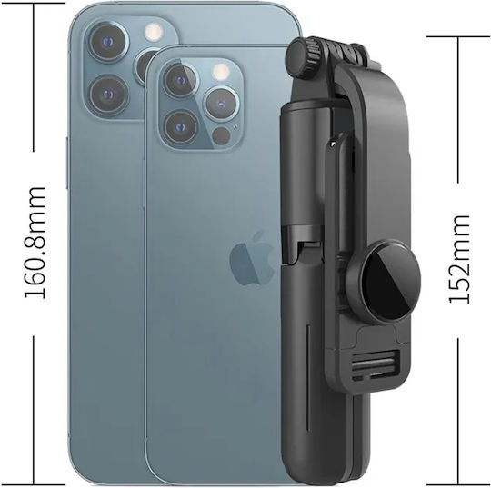 Techsuit Selfie Stick with Bluetooth Black