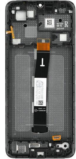 Screen Lcd+touch with Touch Mechanism and Frame for Xiaomi Redmi 12C (Black)