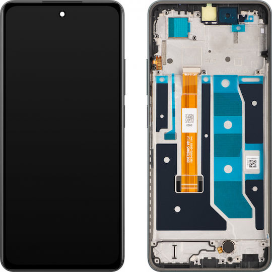 Realme Οθόνη με Μηχανισμό Αφής και Πλαίσιο για Realme C67 4G (Μαύρο)