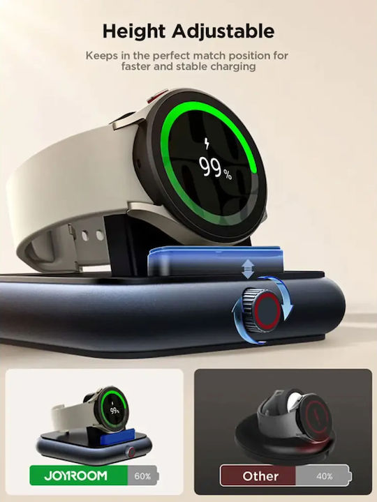 Joyroom Μαύρο (Apple WatchSamsung Galaxy Watch)