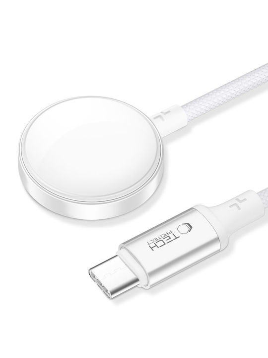Tech-Protect Mc02 Ultraboost Φορτιστής για Apple Watch Λευκός