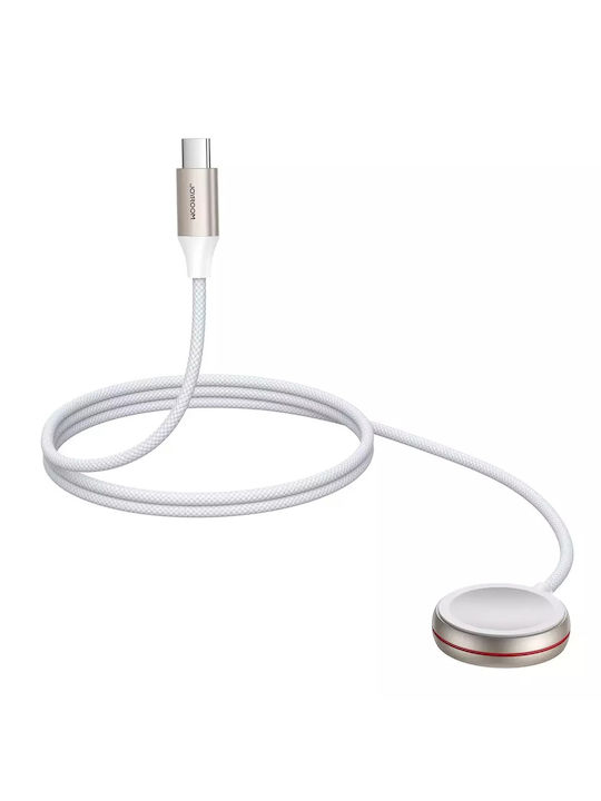 Joyroom Încărcător Inductiv 1.2m Încărcător Pentru Ceas Apple Alb