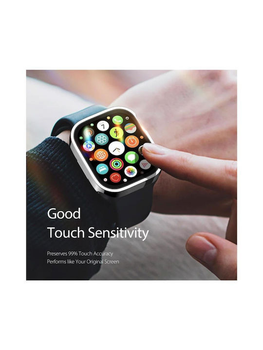 Dux Ducis Hamo Πλαστική Θήκη σε Ασημί χρώμα για Apple Watch 10 42mm