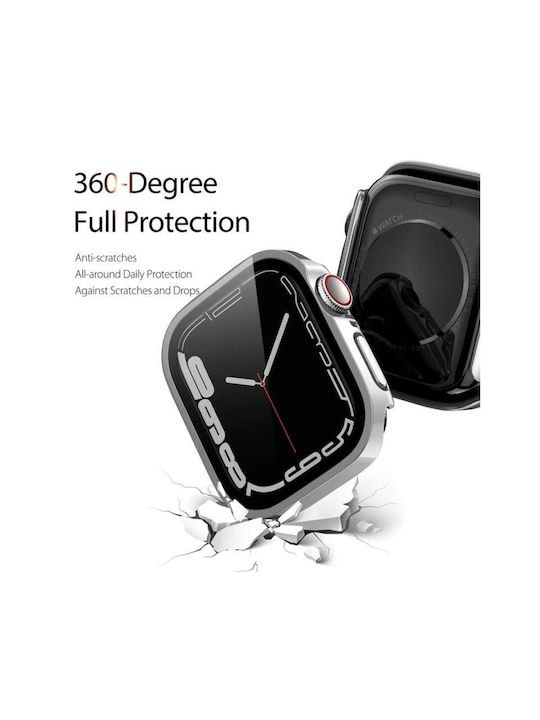Dux Ducis Hamo Πλαστική Θήκη σε Ασημί χρώμα για Apple Watch 10 46mm