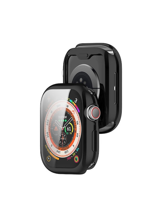 Apple Watch Series 10 46mm All-inclusive Plating Tpu Watch Case Black
