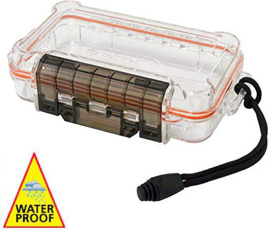 Tactix Protective Case Transparent Waterproof Plastic Wrist Strap 18.5x11.6x4.5cm 320070 1 Piece