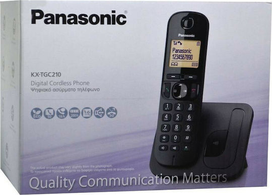 Panasonic KX-TGC210SPB Telefon fără fir Negru