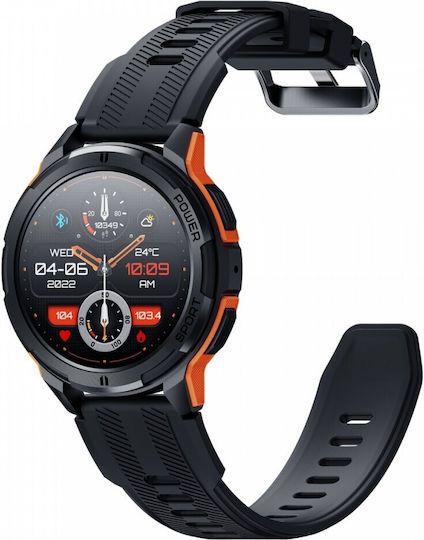 Oukitel BT10 Smartwatch (Black, Orange)