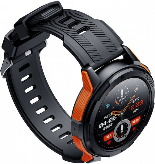 Oukitel BT10 Smartwatch (Black, Orange)