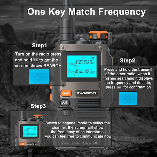 Baofeng K61PRO Walkie Talkie with Monochrome Screen
