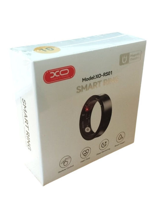 XO RS01 Smart Ring 16.1mm με Παλμογράφο Χρυσό