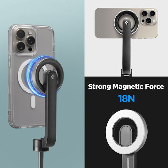 Spigen S580w Selfie Stick Cell Phone Tripod Bluetooth Black
