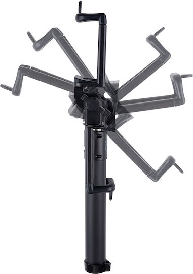 Grundig 80cm Selfie-Stick Τρίποδα Κινητών Bluetooth Schwarz