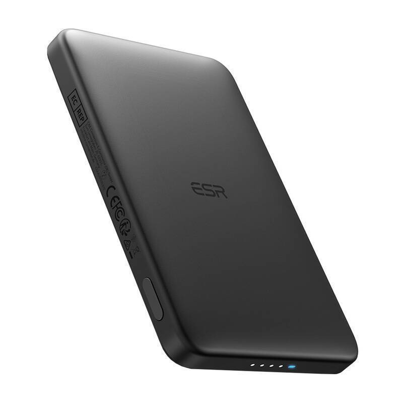 ESR Qi2 MagSlim MagSafe Power Bank 5000mAh 15W Μαύρο