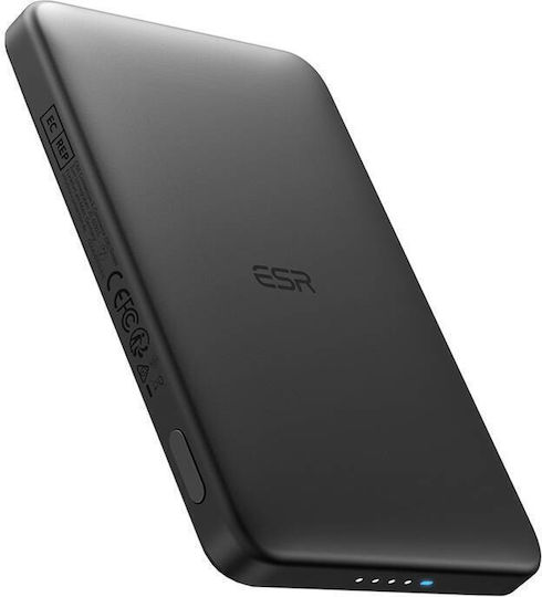 ESR Qi2 MagSlim MagSafe Power Bank 5000mAh 15W Μαύρο