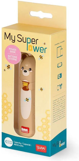 Legami Milano POW0027 Power Bank 4800mAh Teddy Bear
