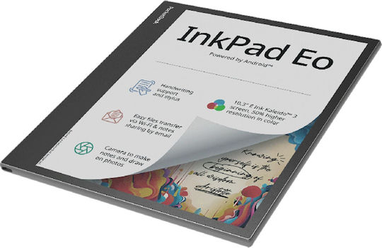 Pocketbook InkPad Eo 10.3" (64GB) mit Wacom-Stift Nebelgrau