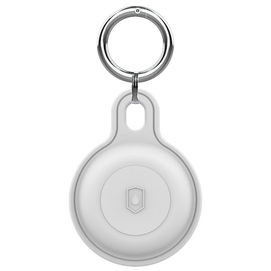 Mobile Origin Θήκη Μπρελόκ Σιλικόνης για AirTag σε Λευκό χρώμα