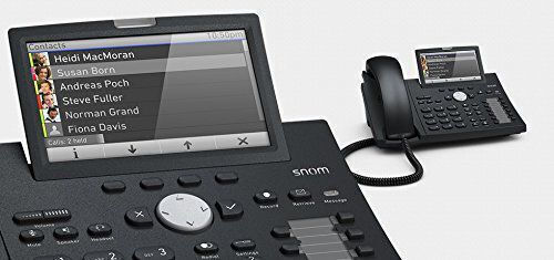 Snom Cu fir Telefon IP Negru