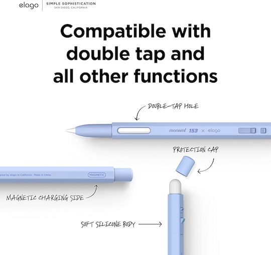 Elago Stylus Case Monami for Apple Pencil 2 in Violet color
