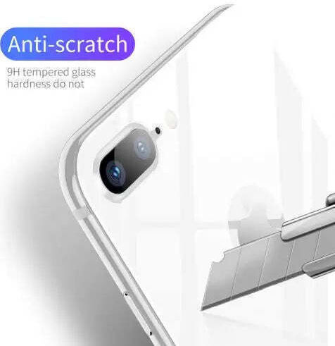 Baseus Гръбен протектор за iPhone 8/7 Plus Сребрист