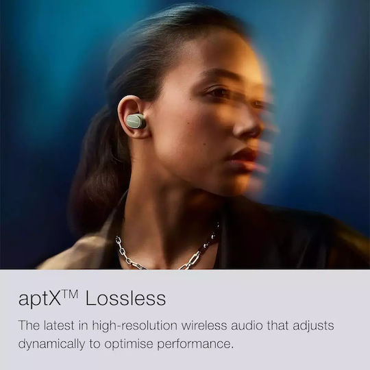 Bowers & Wilkins Pi8 In-ear Bluetooth Handsfree Ακουστικά με Αντοχή στον Ιδρώτα και Θήκη Φόρτισης Anthracite Black