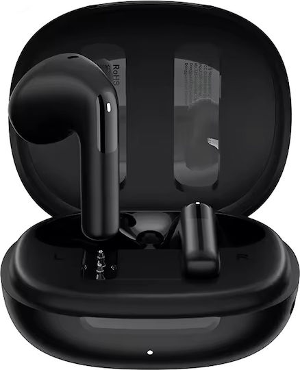 QCY AilyBuds E10 QT35 Bluetooth Handsfree Earphones with Sweat Resistance and Charging Case Black