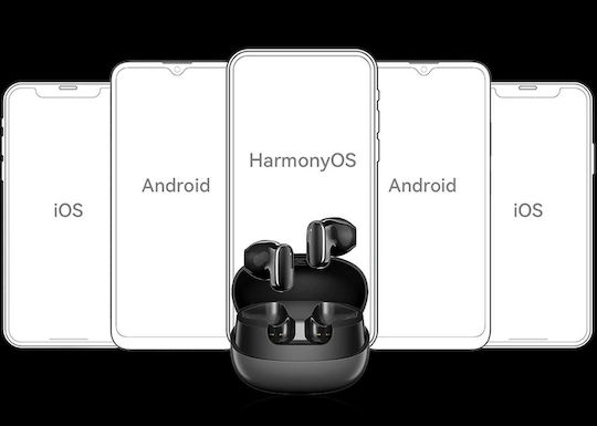 BlackView AirBuds 20 Bluetooth Handsfree Ακουστικά με Αντοχή στον Ιδρώτα και Θήκη Φόρτισης Μαύρα