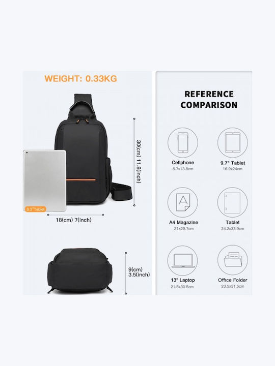 Men's Bag Sling Black
