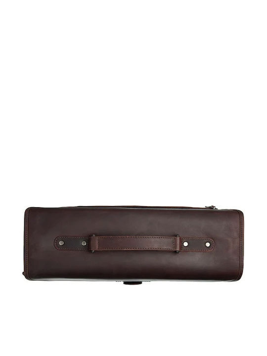 Leder Herrentasche Geldbörse Braun