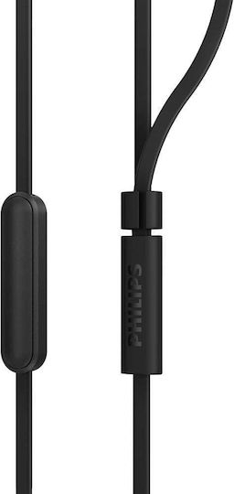 Philips TAE1105 TAE1105BK/00 In-ear Handsfree Ακουστικά με Βύσμα 3.5mm Μαύρο