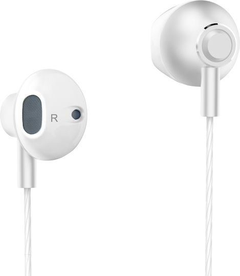 Kruger&matz B2 Wired In-ear Headphones Microphone Kmpb2 White
