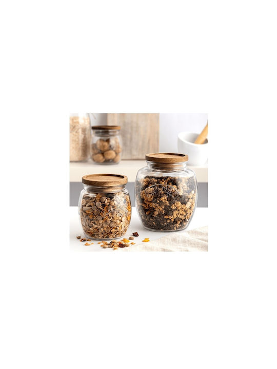 Glass Jar 850ml Wooden Lid Φ12.5xh14.8cm Kilner 0025.086 00048777