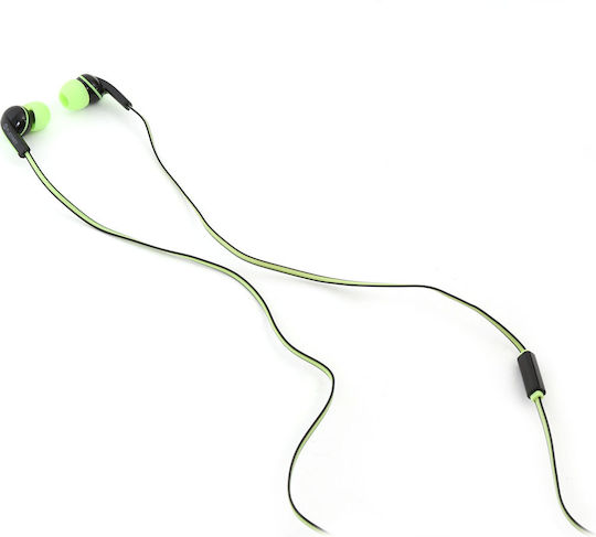 Platinet Pm1031 In-ear Handsfree Ακουστικά με Βύσμα 3.5mm Πράσινο