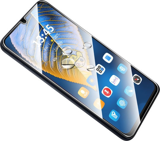Panzerglas Vollabdeckung Displayschutz für Samsung Galaxy A16 5G Schwarz