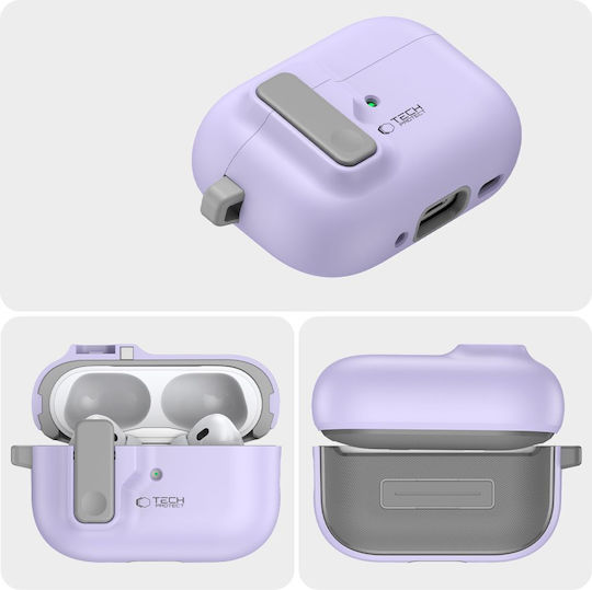 Tech-protect Slim Hook Apple Airpods Pro 1 2 Lavender