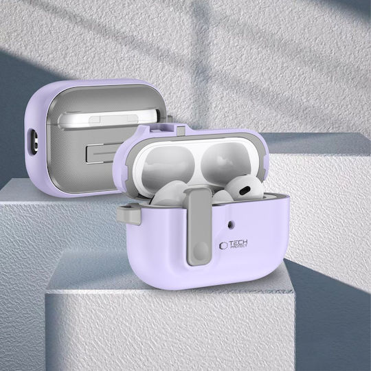 Tech-protect Slim Hook Apple Airpods Pro 1 2 Lavender